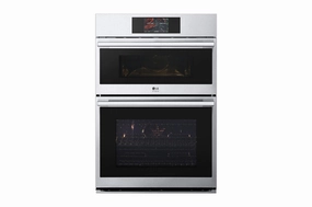 Lg WCES6428F Lg Studio 1.7/4.7 Cu. Ft. Combination Double Wall Oven With Air Fry Wall Ovens oven with smart temperature control