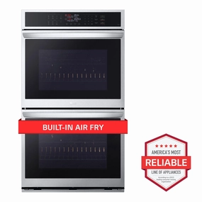 Lg WDEP9423F 9.4 Cu. Ft. Smart Double Wall Oven With Convection And Air Fry Wall Ovens convection wall oven with steam assist