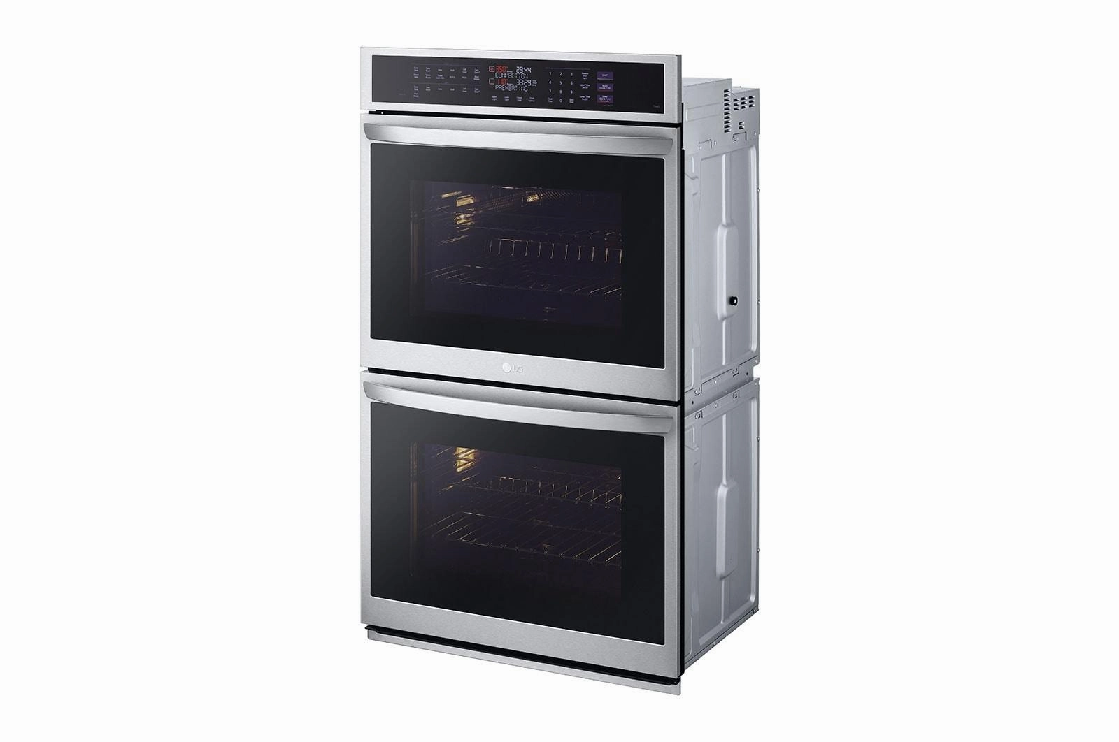 Lg WDEP9427F 9.4 Cu. Ft. Smart Double Wall Oven With Instaview, True Convection, Air Fry, And Steam Sous Vide