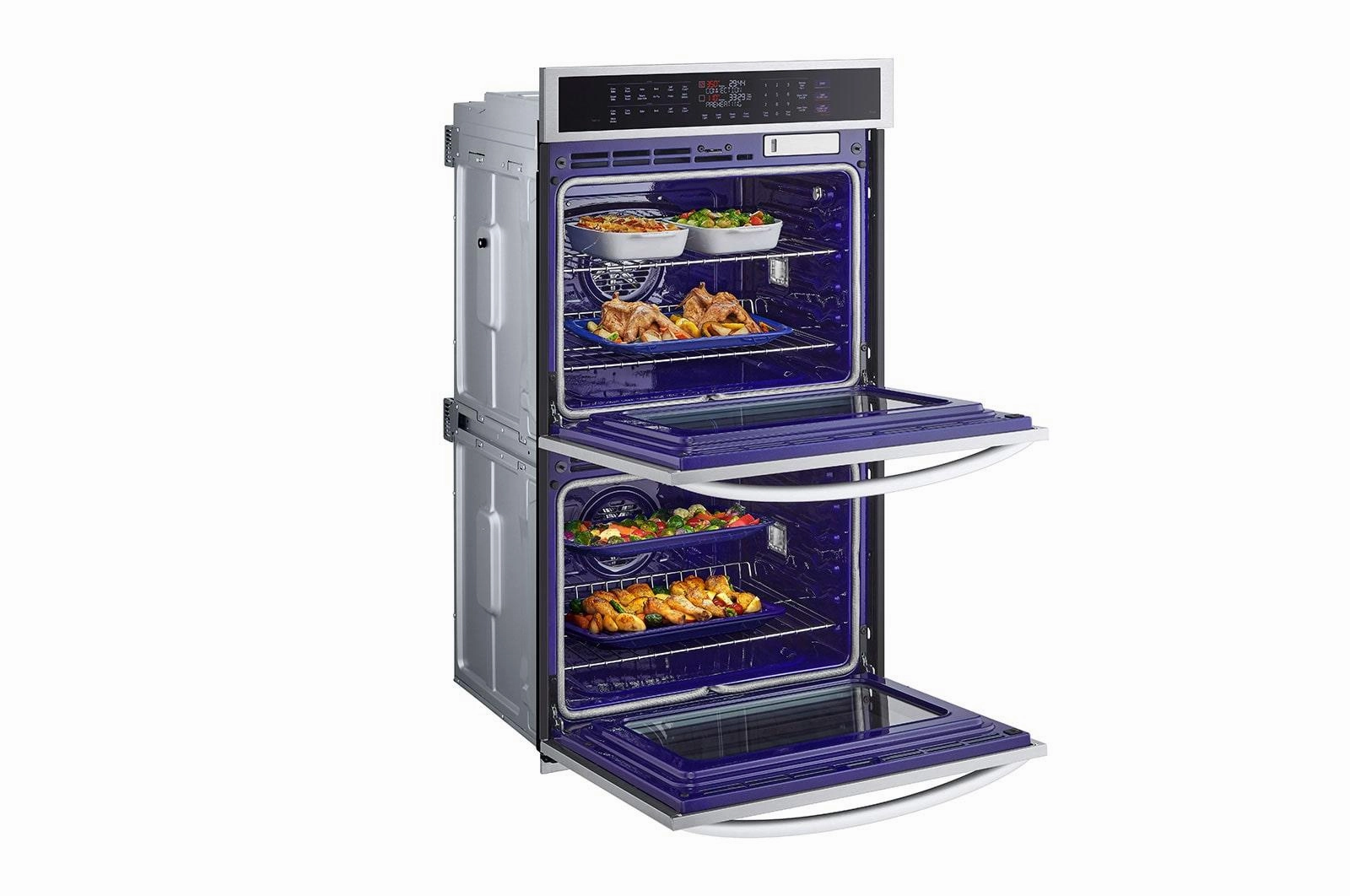 Lg WDEP9427F 9.4 Cu. Ft. Smart Double Wall Oven With Instaview, True Convection, Air Fry, And Steam Sous Vide