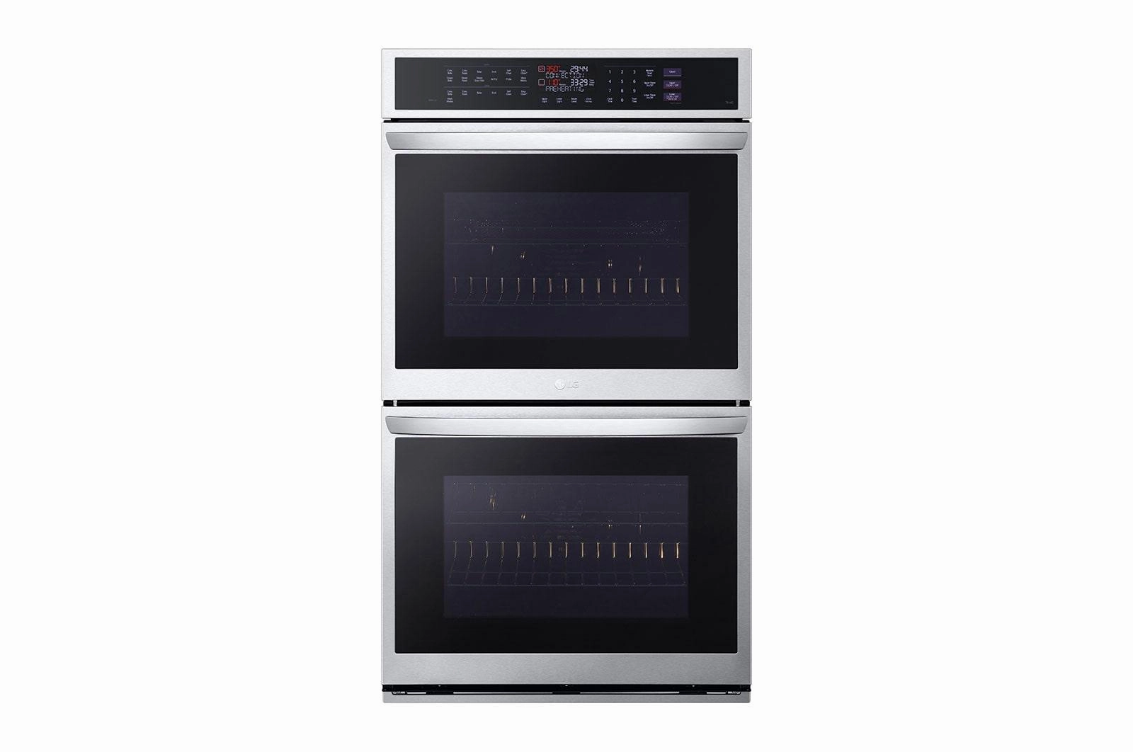 Lg WDEP9427F 9.4 Cu. Ft. Smart Double Wall Oven With Instaview, True Convection, Air Fry, And Steam Sous Vide Wall Ovens oven with smart temperature control
