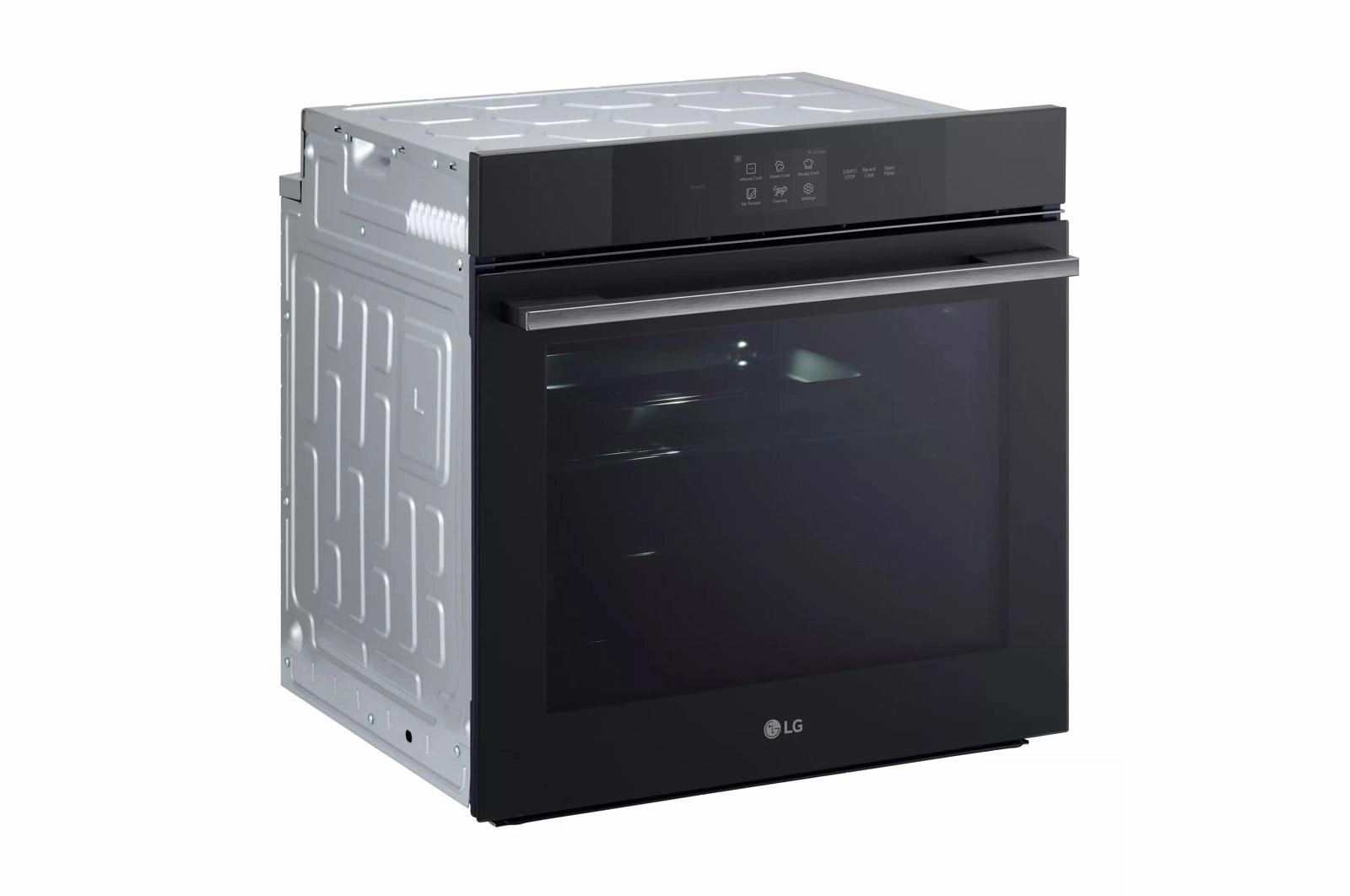 Lg WSED3067M 3.0 Cu. Ft. Smart Compact Wall Oven With Instaview, True Convection, Air Fry And Steam Baking