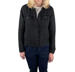Linen Travel Jacket In Black