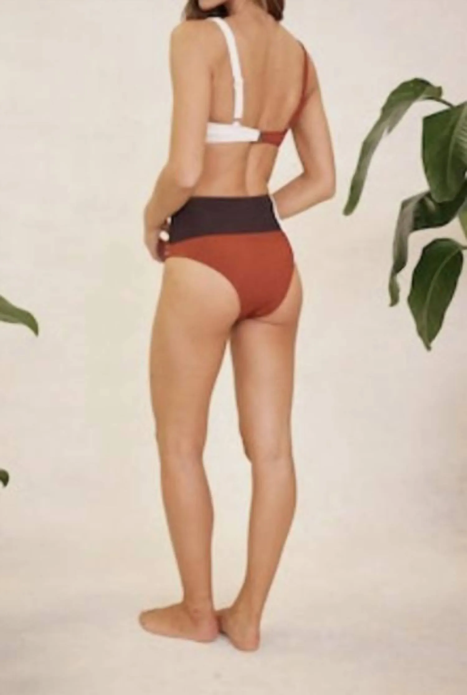 Loulou High Waist Bottoms In Multi Neutral