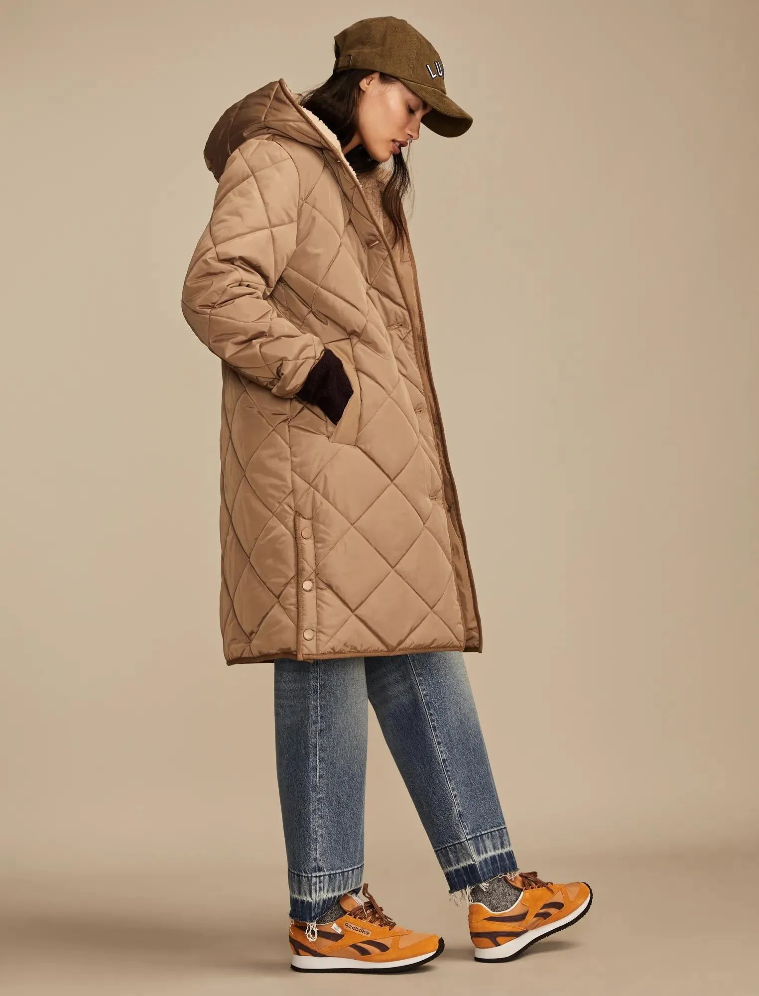 Lucky Brand Women's Long Puffer Jacket