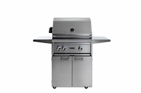 Lynx L27TRFLP 27" Lynx Professional Freestanding Grill With 1 Trident And 1 Ceramic Burner And Rotisserie, Lp Liquid Propane Barbeque Grills,propane gas grill