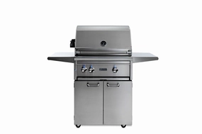 Lynx L27TRFNG 27" Lynx Professional Freestanding Grill With 1 Trident And 1 Ceramic Burner And Rotisserie, Ng Barbeque Grills,outdoor bbq grill