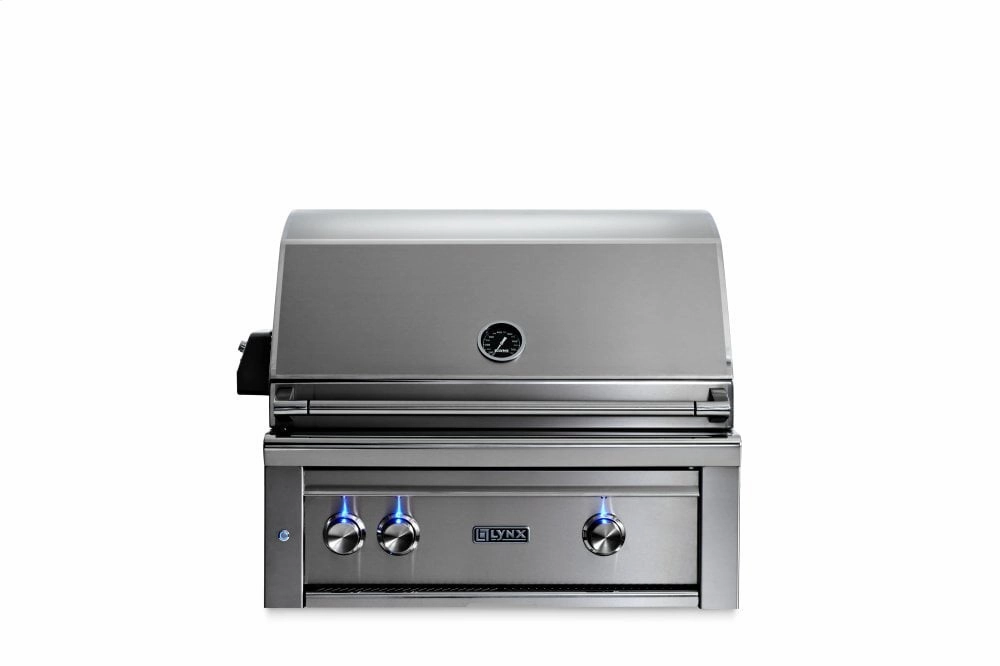 Lynx L30R3NG 30" Lynx Professional Built In Grill With 2 Ceramic Burners And Rotisserie, Ng Pro Barbeque Grills,professional outdoor grill
