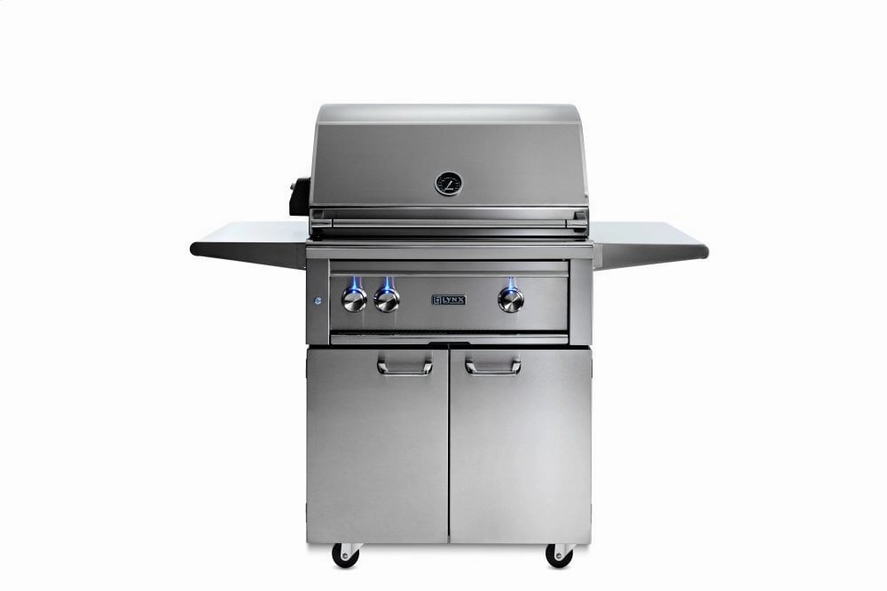 Lynx L30TRFLP 30" Lynx Professional Freestanding Grill With 1 Trident And 1 Ceramic Burner And Rotisserie, Lp Pro Barbeque Grills,professional outdoor grill