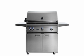 Lynx L36TRFNG 36" Lynx Professional Freestanding Grill With 1 Trident And 2 Ceramic Burners And Rotisserie, Ng Barbeque Grills,outdoor bbq grill