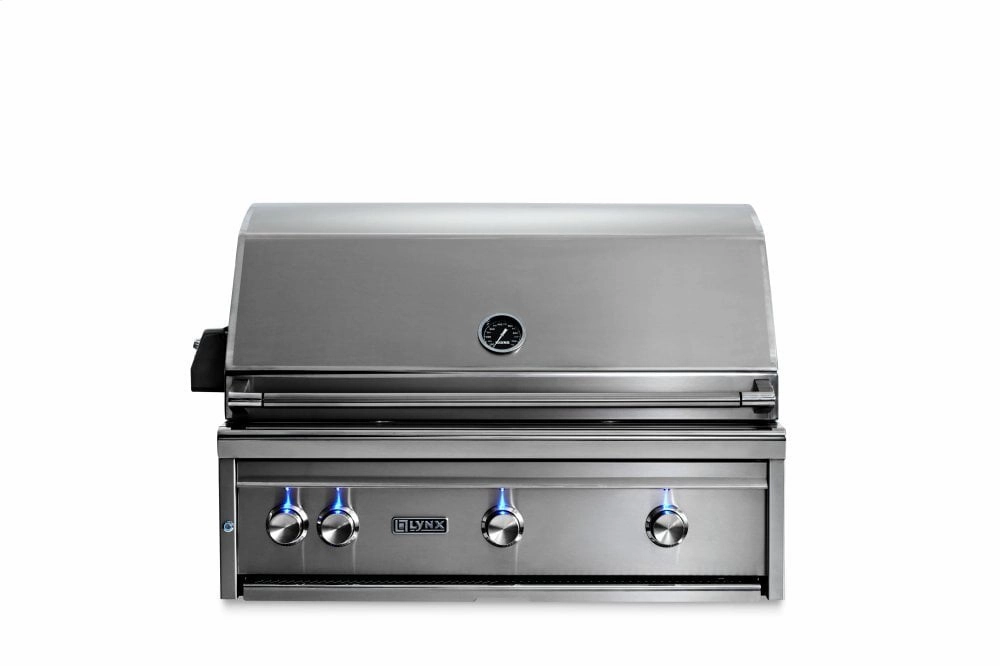 Lynx L36TRLP 36" Lynx Professional Built In Grill With 1 Trident And 2 Ceramic Burners And Rotisserie, Lp Barbeque Grills,outdoor bbq grill