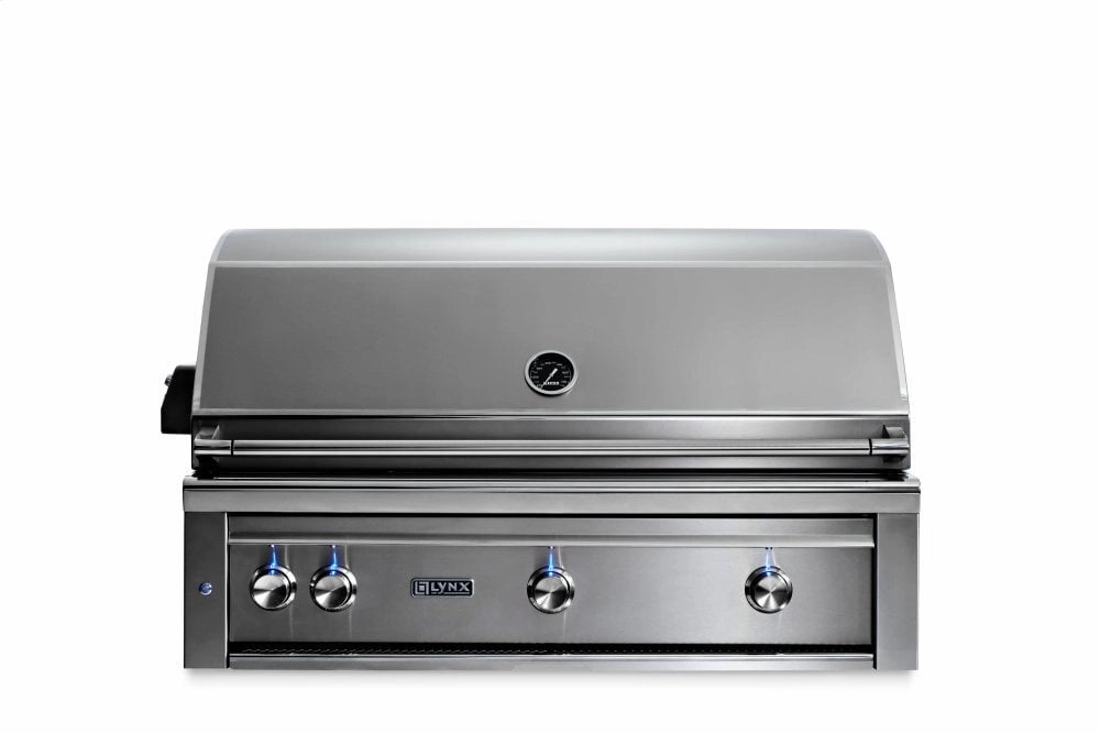 Lynx L42TRLP 42" Lynx Professional Built In Grill With 1 Trident And 2 Ceramic Burners And Rotisserie, Lp Liquid Propane Barbeque Grills,propane gas grill