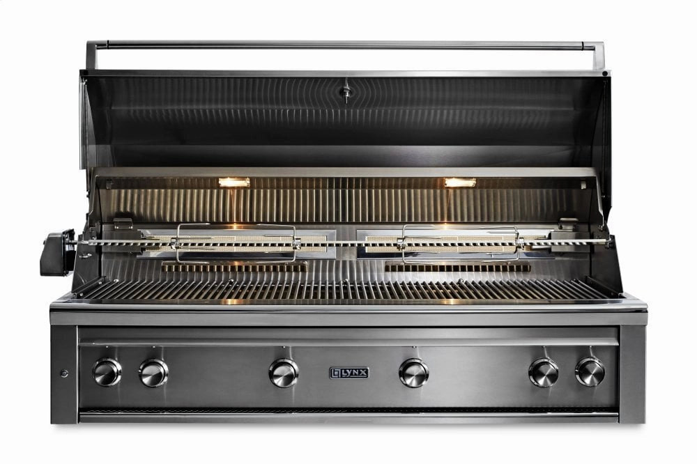 Lynx L54TRFNG 54" Lynx Professional Freestanding Grill With 1 Trident And 3 Ceramic Burners And Rotisserie, Ng