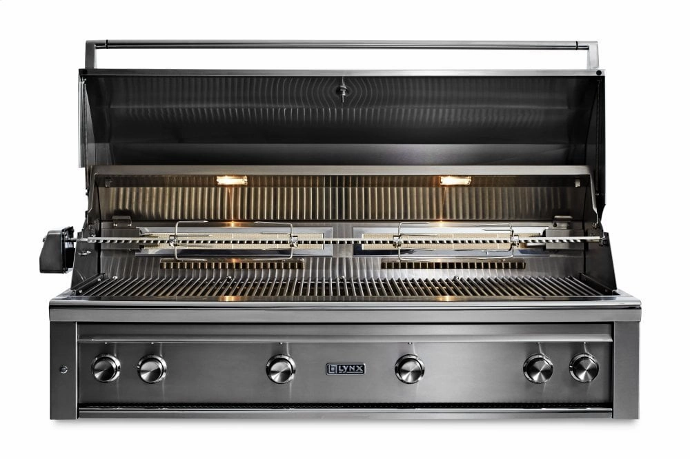 Lynx L54TRFNG 54" Lynx Professional Freestanding Grill With 1 Trident And 3 Ceramic Burners And Rotisserie, Ng