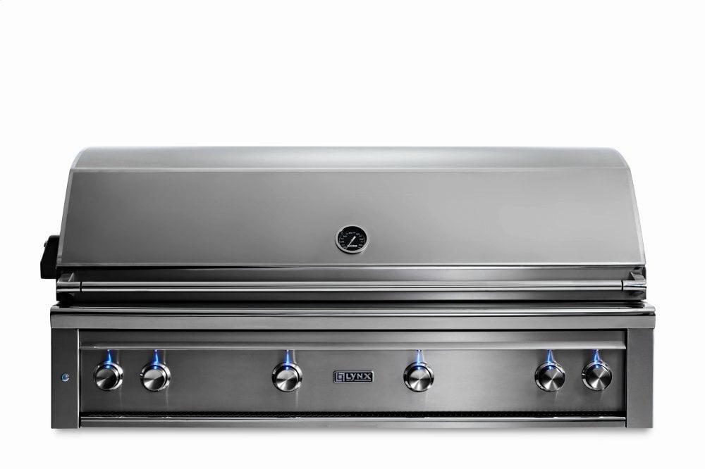 Lynx L54TRLP 54" Lynx Professional Built In Grill With 1 Trident And 3 Ceramic Burners And Rotisserie, Lp Liquid Propane Barbeque Grills,propane gas grill