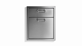 Lynx LDW19 Extra Large Double Drawers - Professional Barbeque Grill Accessories,grill tool set