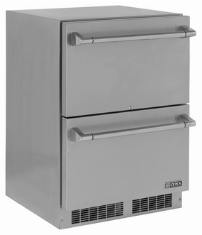 Lynx LM24DWR Lynx 24" Two Drawer Refrigerator Outdoor Refrigerators,outdoor mini fridge