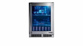 Lynx LM24REFGR 24" Outdoor Glass Door Refrigerator, Right Hinge Outdoor Refrigerators,outdoor mini fridge