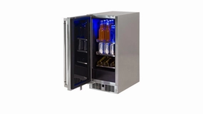 Lynx LN15REFL 15" Professional Refrigerator, Left Hinge (Ln15Refl) Outdoor Refrigerators,outdoor mini fridge