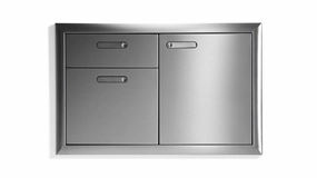 Lynx LSA364 36" Storage Door & Double Drawer Combination Storage,outdoor grill storage cabinet