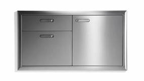 Lynx LSA424 42" Storage Door & Double Drawer Storage,outdoor grill storage cabinet