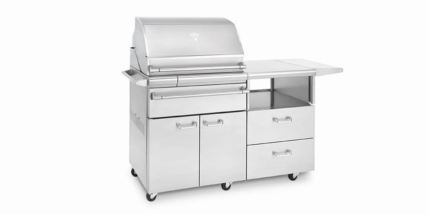 Lynx LSMKMLP Sonoma Smoker Mobile Kitchen Cart (Lsmkm) Liquid Propane Barbeque Grills,propane gas grill
