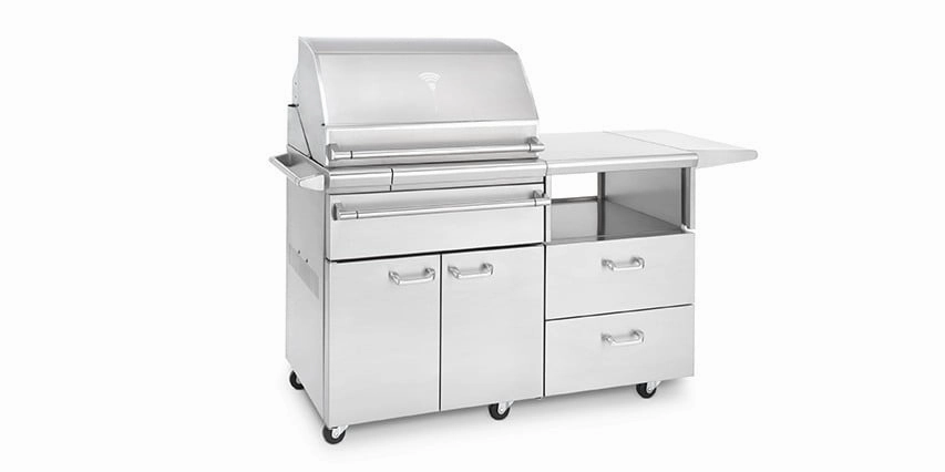 Lynx LSMKMLP Sonoma Smoker Mobile Kitchen Cart (Lsmkm) Barbeque Grills,outdoor bbq grill