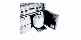 Lynx LSTLP Sliding Tank Tray, To Be Assembled To Lp Cart Units Storage,outdoor grill storage cabinet