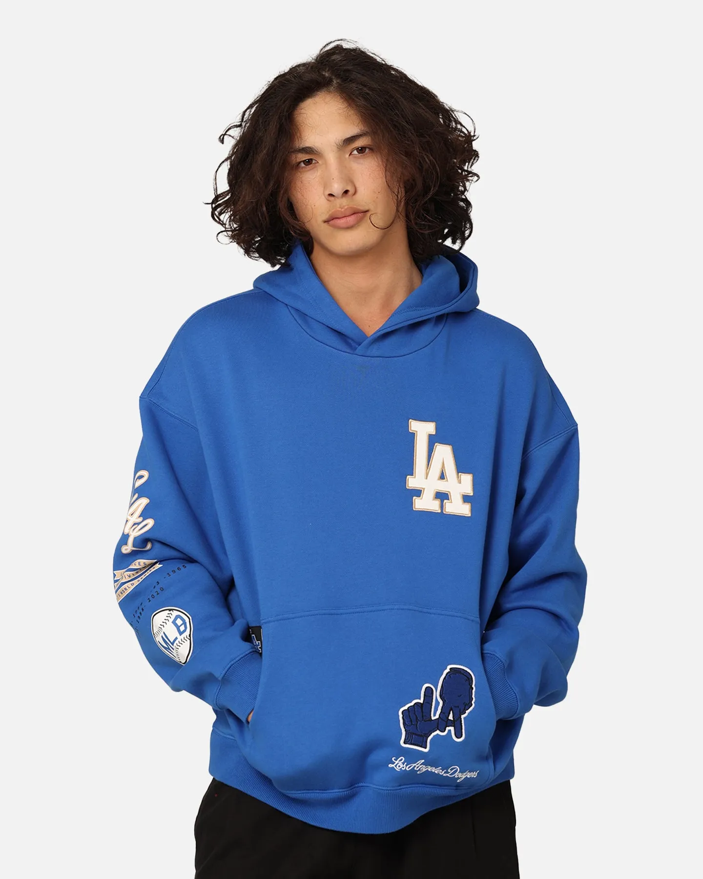 Majestic Athletic Los Angeles Dodgers City Appliqu Hoodie Olympic Blue