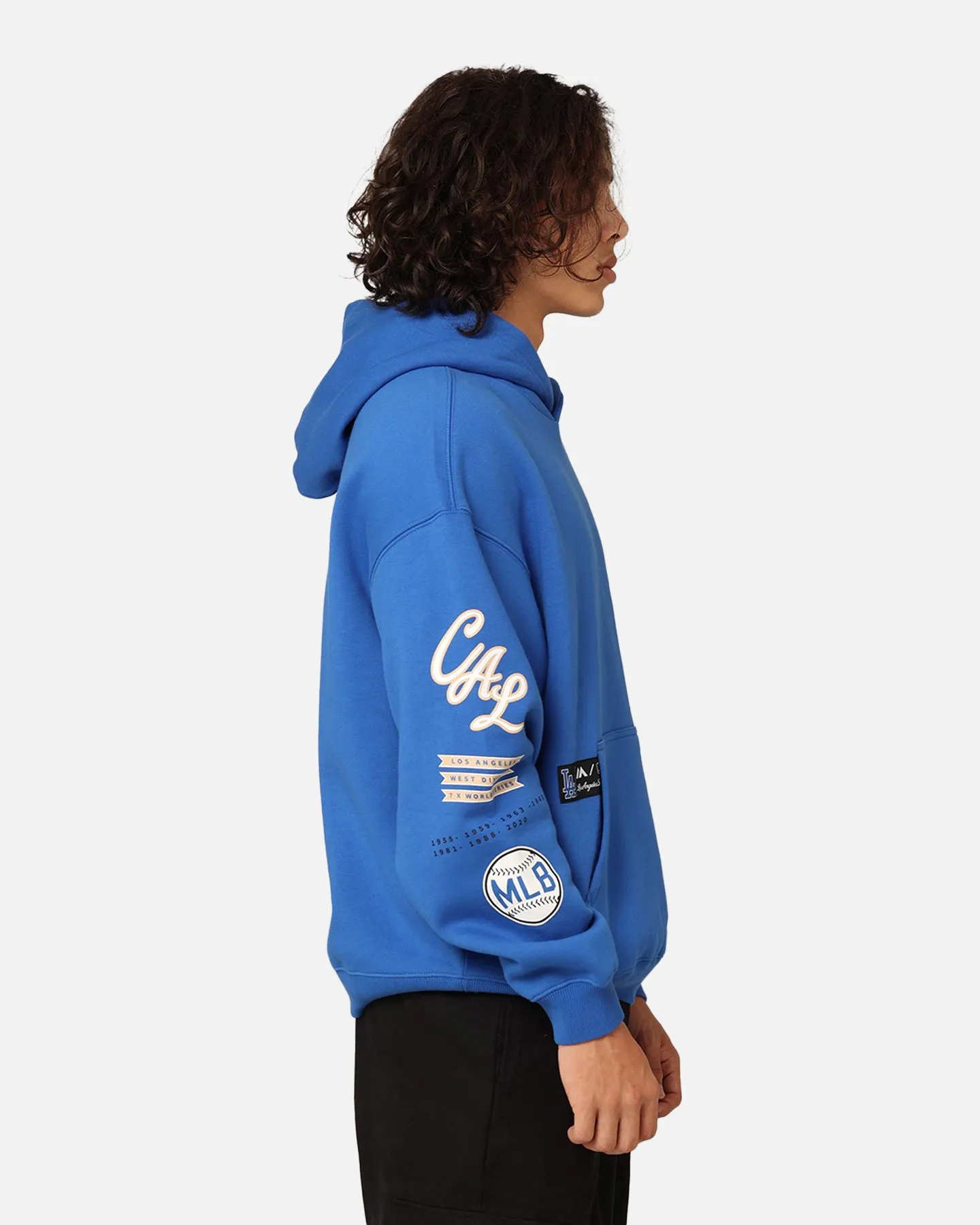 Majestic Athletic Los Angeles Dodgers City Appliqu Hoodie Olympic Blue