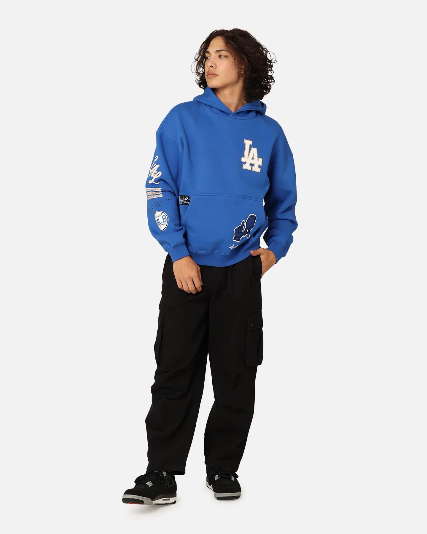 Majestic Athletic Los Angeles Dodgers City Appliqu Hoodie Olympic Blue