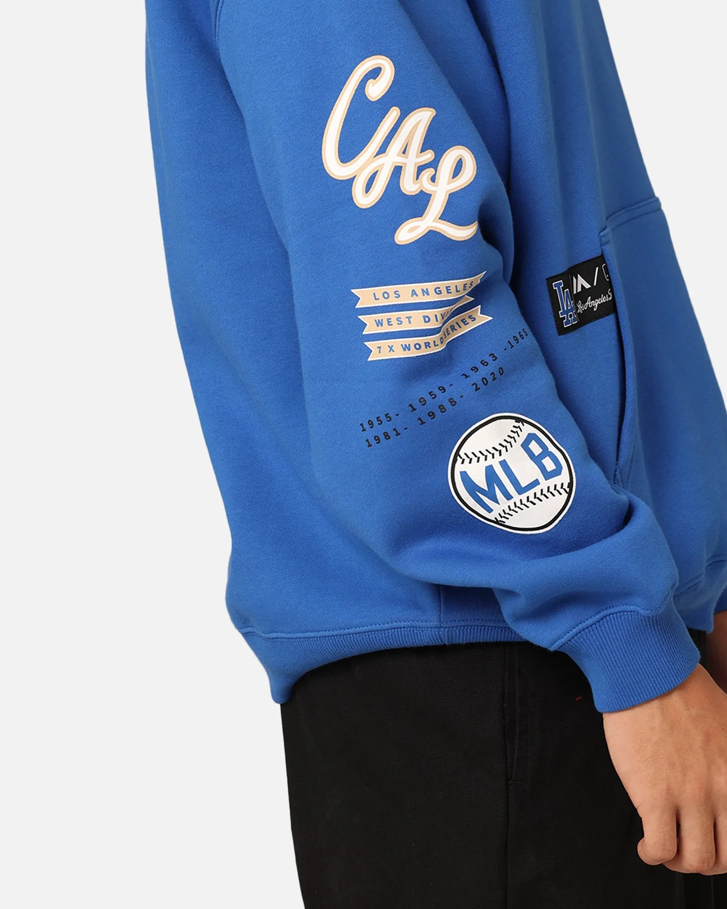 Majestic Athletic Los Angeles Dodgers City Appliqu Hoodie Olympic Blue