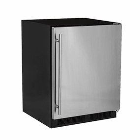 Marvel MARE224SS41A 24-In Low Profile Built-In Refrigerator With Maxstore Bin And Door Storage With Door Style - Stainless Steel, Door Swing - Right Undercounter Refrigerators 24 inch undercounter fridge for kitchen