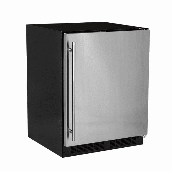 Marvel MARE224SS41A 24-In Low Profile Built-In Refrigerator With Maxstore Bin And Door Storage With Door Style - Stainless Steel, Door Swing - Right Undercounter Refrigerators 24 inch undercounter fridge for kitchen