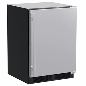 Marvel MLRE024SS01A 24-In Built-In High-Capacity Refrigerator With Door Style - Stainless Steel Undercounter Refrigerators 24 inch undercounter fridge for kitchen
