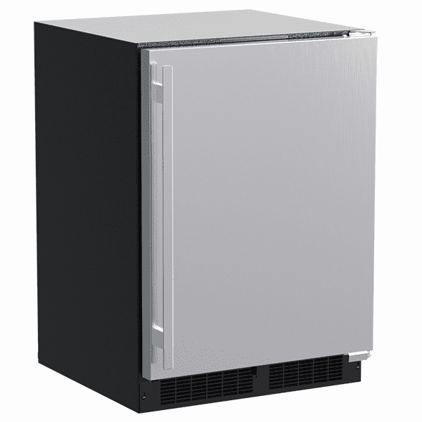 Marvel MLRE124SS11A 24-In Built-In Refrigerator With Door Storage With Door Style - Stainless Steel, Door Swing - Right Undercounter Refrigerators 24 inch undercounter fridge for kitchen