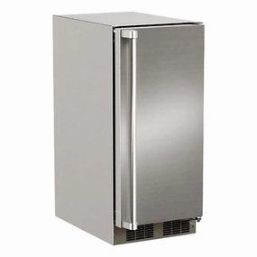 Marvel MOCL215SS01B 15-In Outdoor Built-In Clear Ice Machine For Gravity Drain Applications With Door Style - Stainless Steel Outdoor Icemakers,outdoor ice machine
