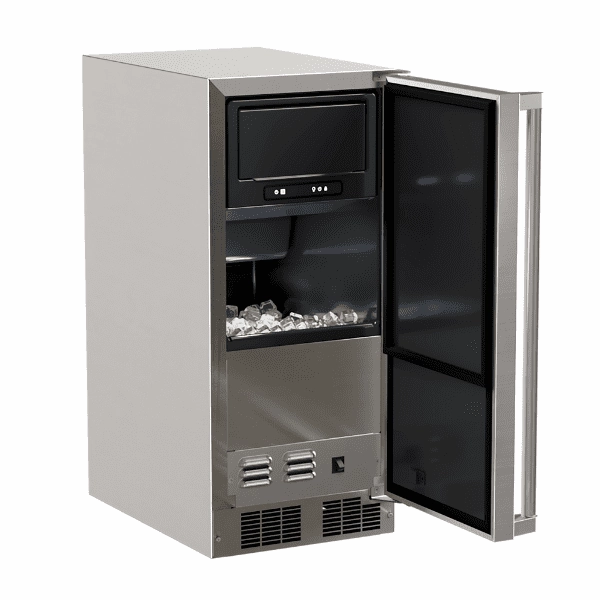 Marvel MOCP215SS01A 15-In Outdoor Built-In Clear Ice Machine With Factory-Installed Pump With Door Style - Stainless Steel