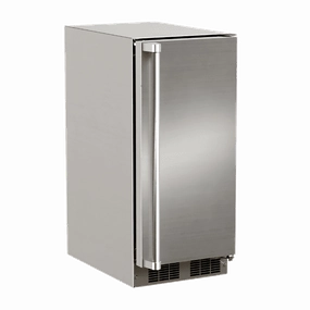 Marvel MOCP215SS01A 15-In Outdoor Built-In Clear Ice Machine With Factory-Installed Pump With Door Style - Stainless Steel Outdoor Icemakers,outdoor ice machine