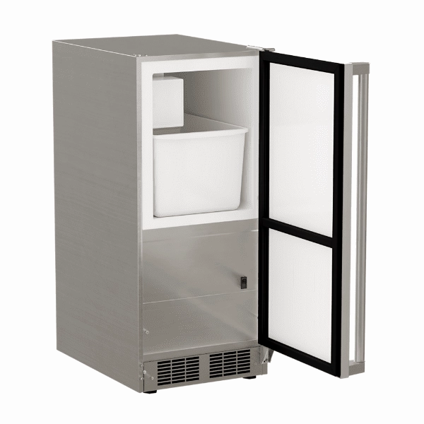 Marvel MOCR215SS01A 15-In Outdoor Built-In Crescent Ice Machine With Door Style - Stainless Steel