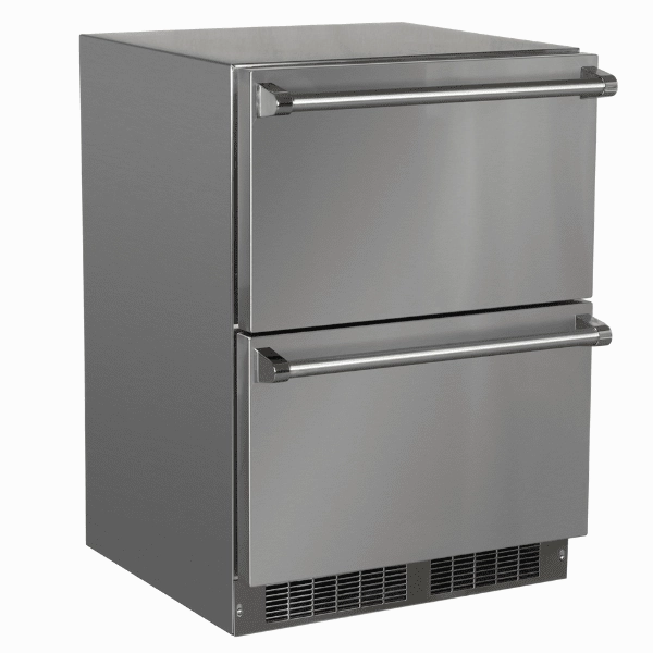 Marvel MODR224SS71A 24-In Outdoor Built-In Refrigerated Drawers With Door Style - Stainless Steel Outdoor Refrigerators,outdoor mini fridge