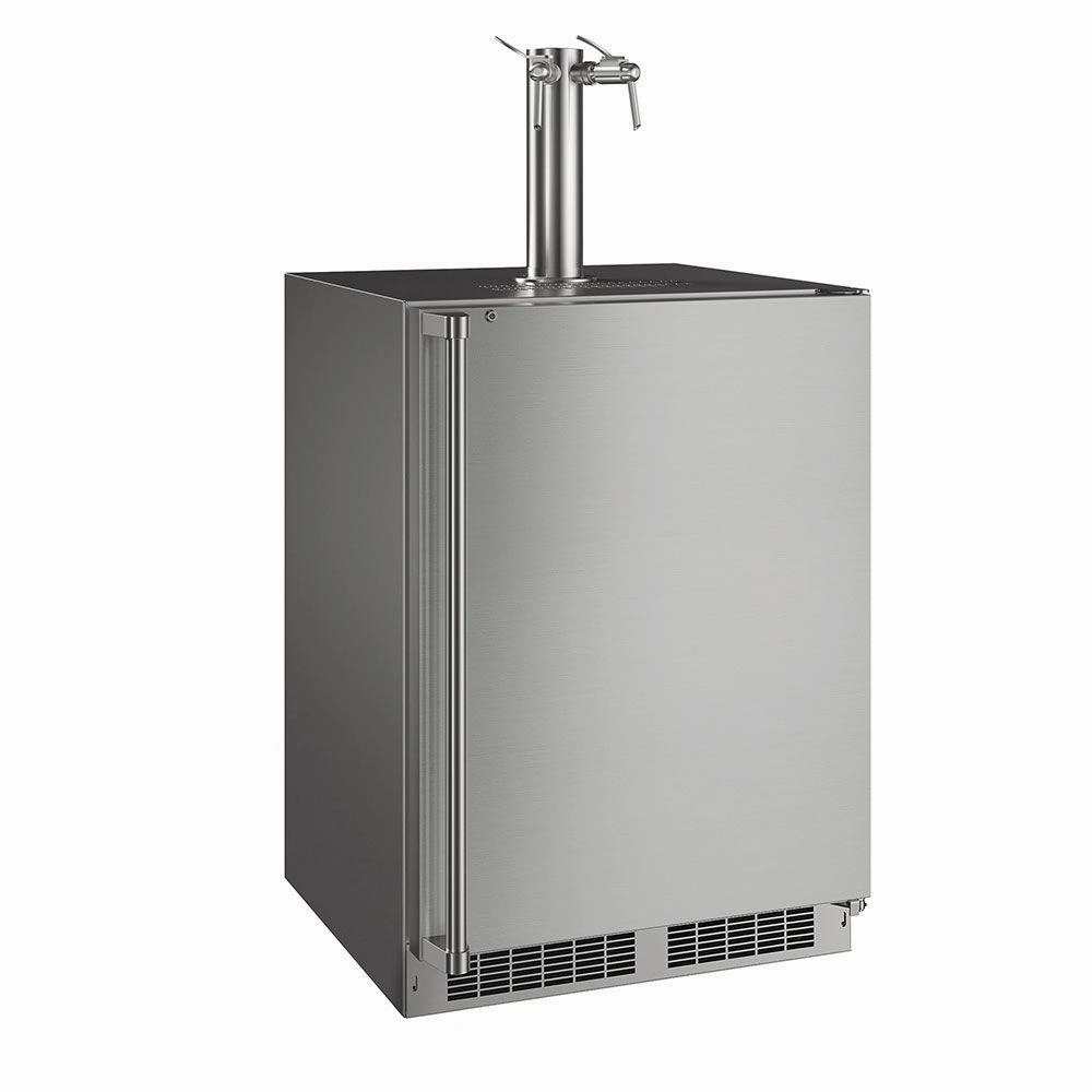 Marvel MOKR124SSD1A 24-In Outdoor Built-In Dispenser With Twin Wine & Beverage Tap With Door Style - Stainless Steel, Dispenser Type - Twin Wine Outdoor Refrigerators,outdoor mini fridge