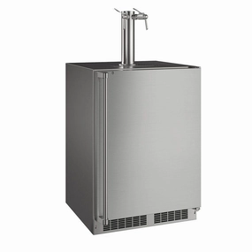 Marvel MOKR124SSD1A 24-In Outdoor Built-In Dispenser With Twin Wine & Beverage Tap With Door Style - Stainless Steel, Dispenser Type - Twin Wine Outdoor Refrigerators,outdoor mini fridge