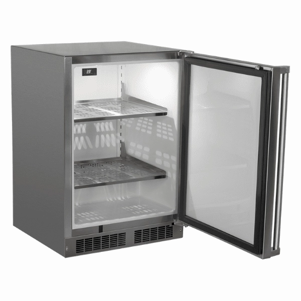 Marvel MORE124SS31A 24-In Outdoor Built-In High-Capacity Refrigerator With Door Style - Stainless Steel