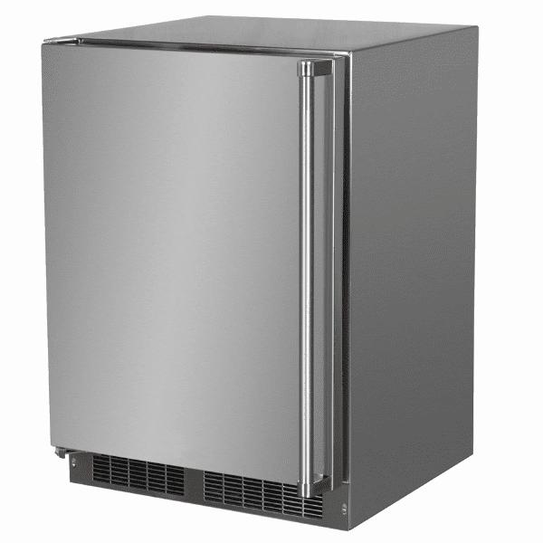 Marvel MORE224SS51A 24-In Outdoor Built-In Refrigerator With Door Storage And Maxstore Bin With Door Style - Stainless Steel, Door Swing - Left Outdoor Refrigerators,outdoor mini fridge
