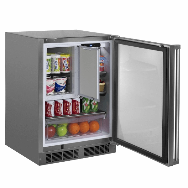 Marvel MORF224SS31A 24-In Outdoor Built-In Refrigerator Freezer (Ice Maker Accessory Kit Available) With Door Style - Stainless Steel