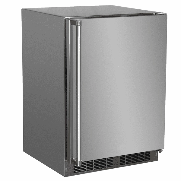 Marvel MORF224SS31A 24-In Outdoor Built-In Refrigerator Freezer (Ice Maker Accessory Kit Available) With Door Style - Stainless Steel Undercounter Refrigerators 24 inch undercounter fridge for kitchen
