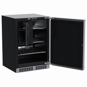 Marvel MPRI424SS31A 24-In Professional Built-In Refrigerator Freezer With Crescent Ice Maker With Door Style - Stainless Steel Undercounter Refrigerators 24 inch undercounter fridge for kitchen