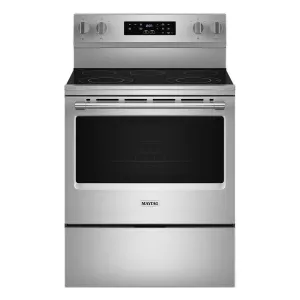 Maytag MFES4030RS 30-Inch Wide Electric Range With Steam Clean - 5.3 Cu. Ft. Freestanding Ranges freestanding dual fuel range 30 inch