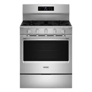 Maytag MFGS4030RS 30-Inch Wide Gas Range With Steam Clean - 5.0 Cu. Ft. Freestanding Ranges freestanding dual fuel range 30 inch